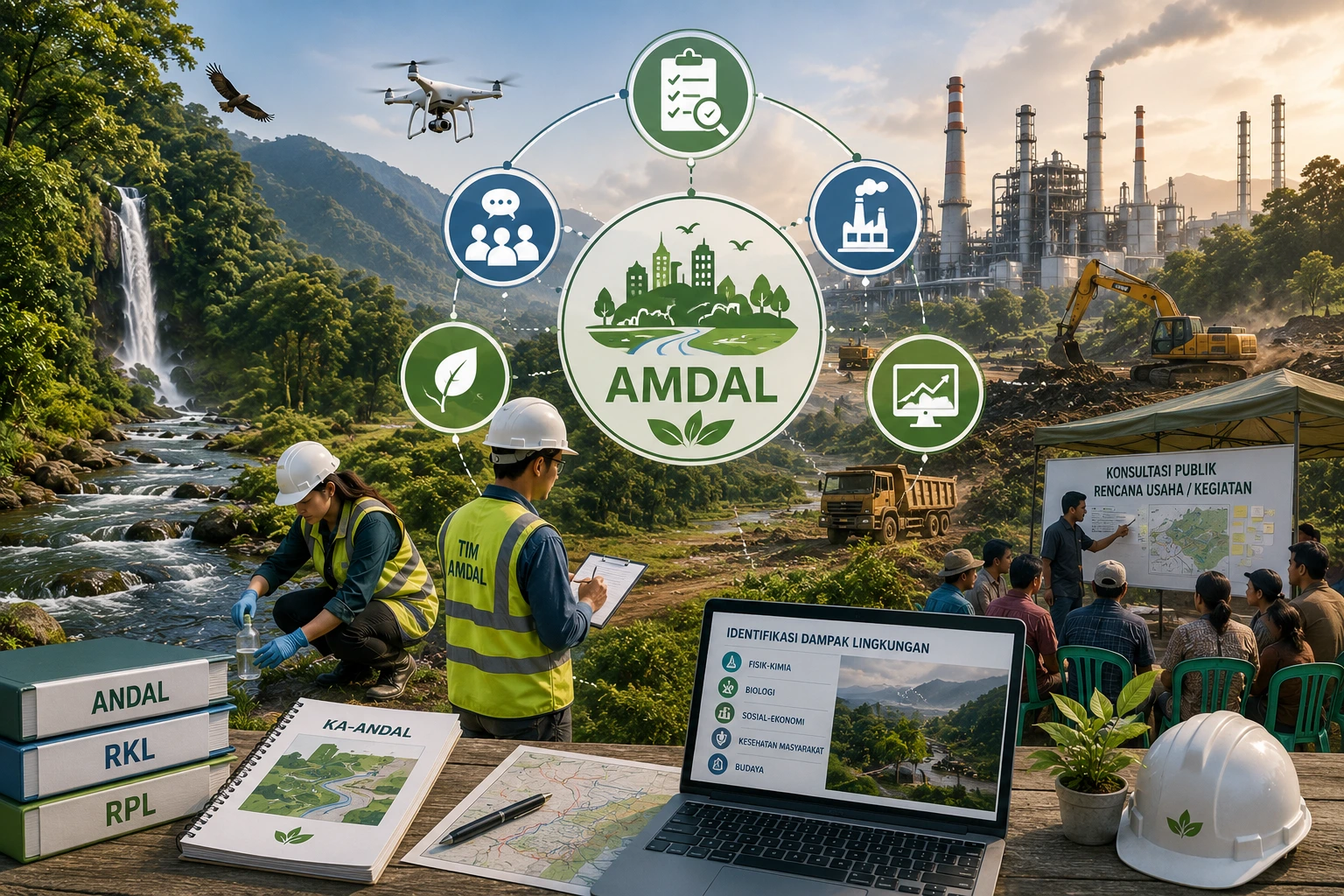 Alur Penyusunan AMDAL: Panduan Lengkap hingga Persetujuan Lingkungan